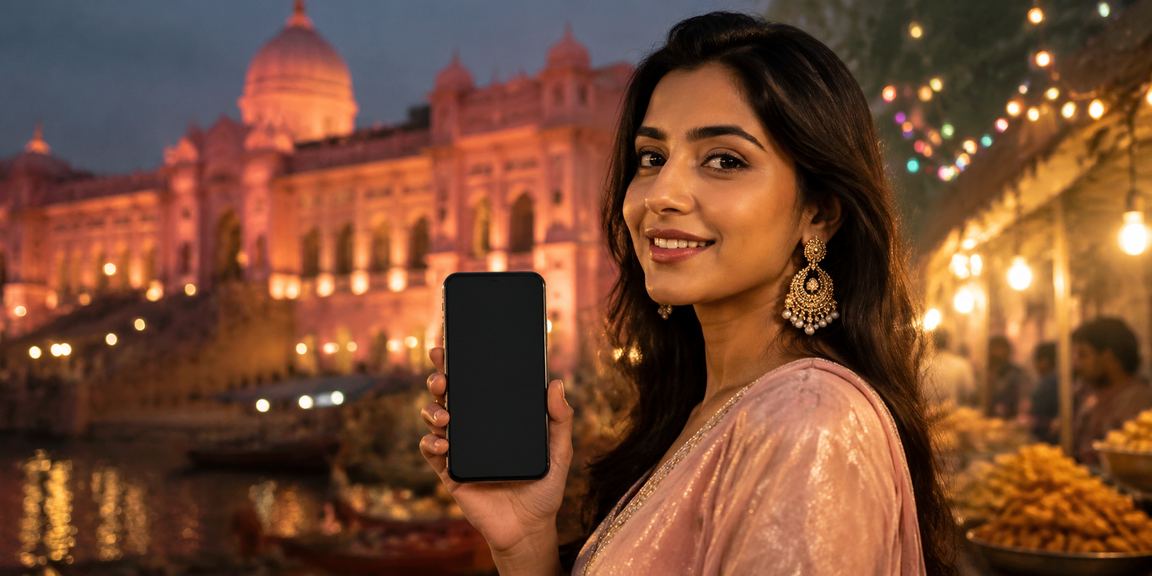 ঢাকার নাইট মার্কেটে দায়িত্বশীল মোবাইল গেমিং করছেন একজন ব্যবহারকারী